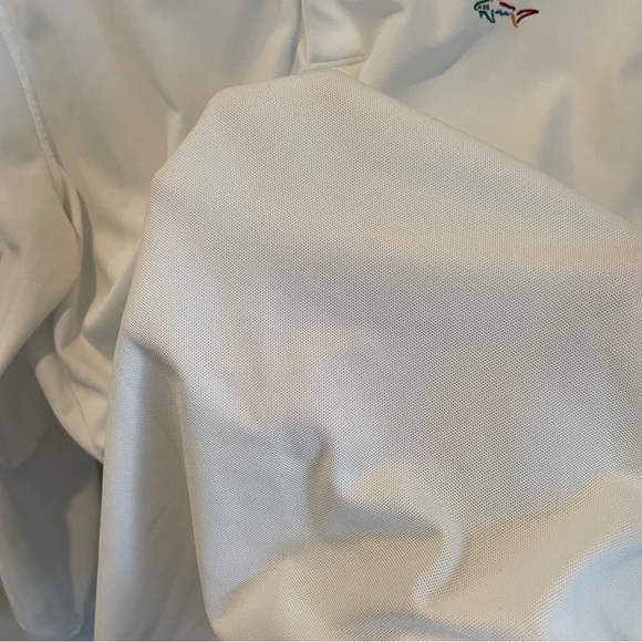 Greg Norman Collection Golf White Long Sleeve Polo Shirt Men’s Size Large - Picture 5 of 6